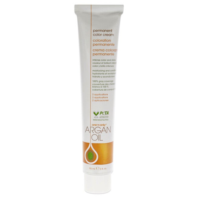 Argan Oil Permanent Color Cream - 7GM Medium Cream Soda Blonde by One n Only for Unisex - 3 oz Hair Color, See Description, alternate image number 3