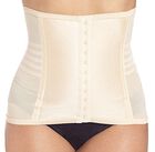 Satin Panel Waist Cincher, Black, hi-res image number null