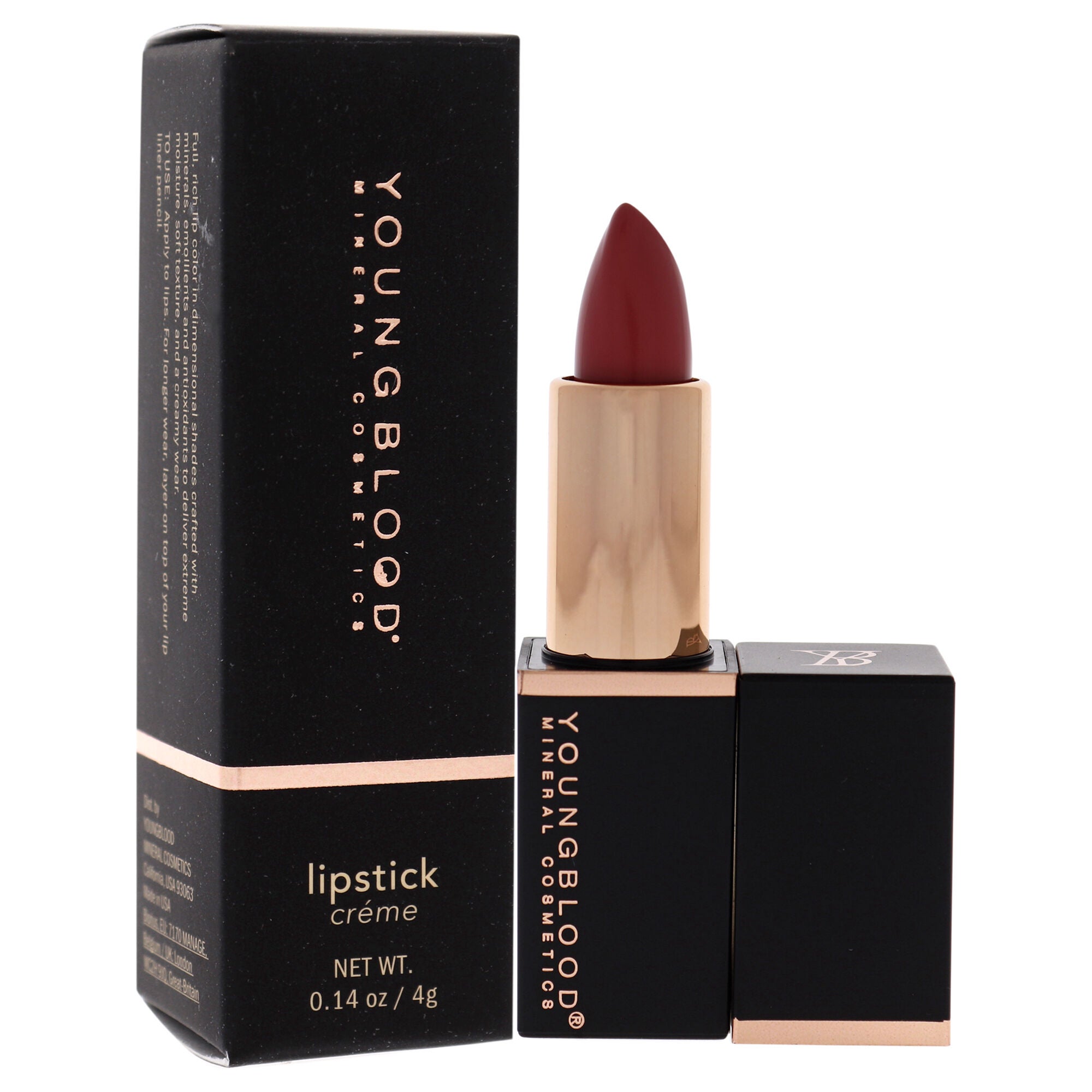 Mineral Creme Lipstick - Rosewater by Youngblood for Women - 0.14 oz Lipstick, , alternate image number 7