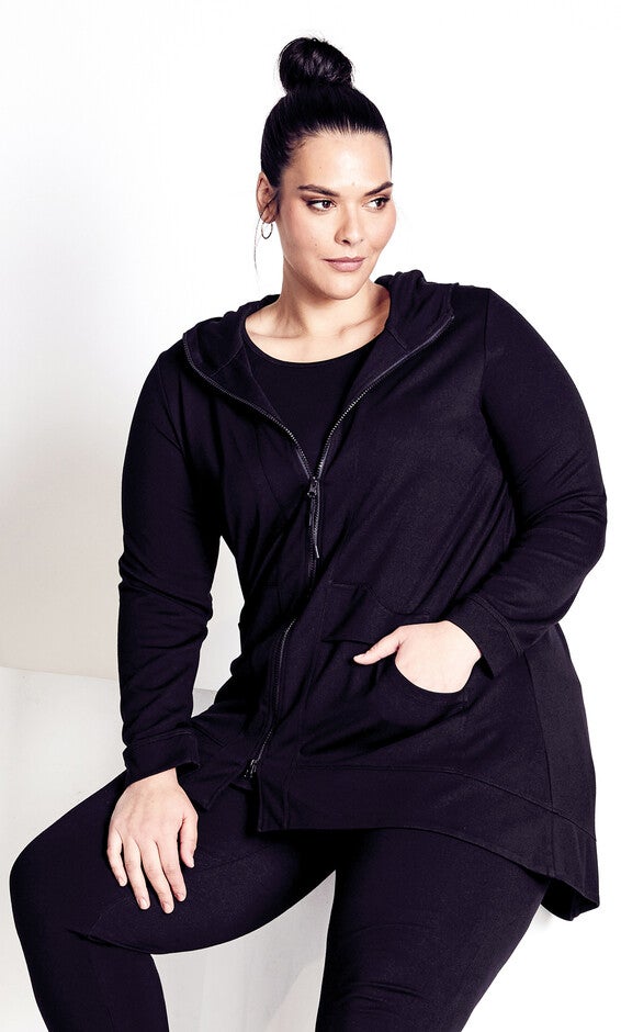 Timeout Bamboo Jacket - black, , alternate image number 1