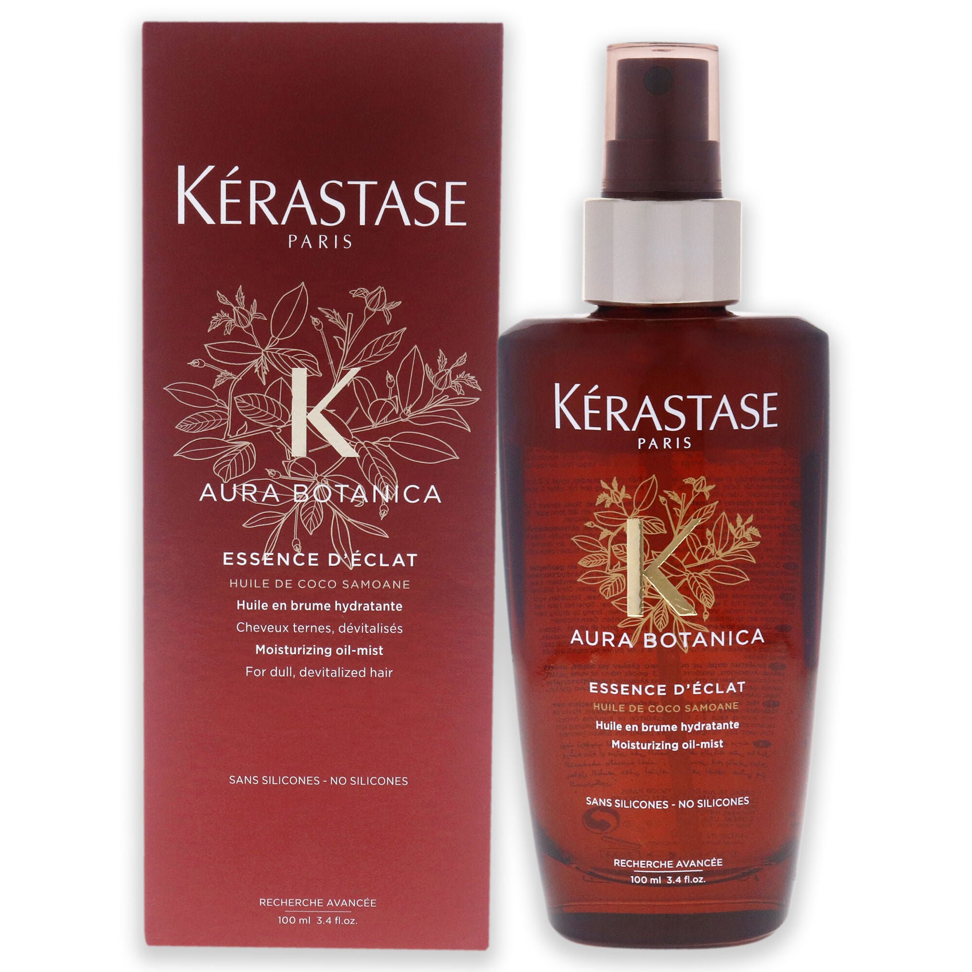 Aura Botanica Essence Declat Moisturizing Oil Mist by Kerastase for Unisex - 3.4 oz Mist, See Description, hi-res image number 0