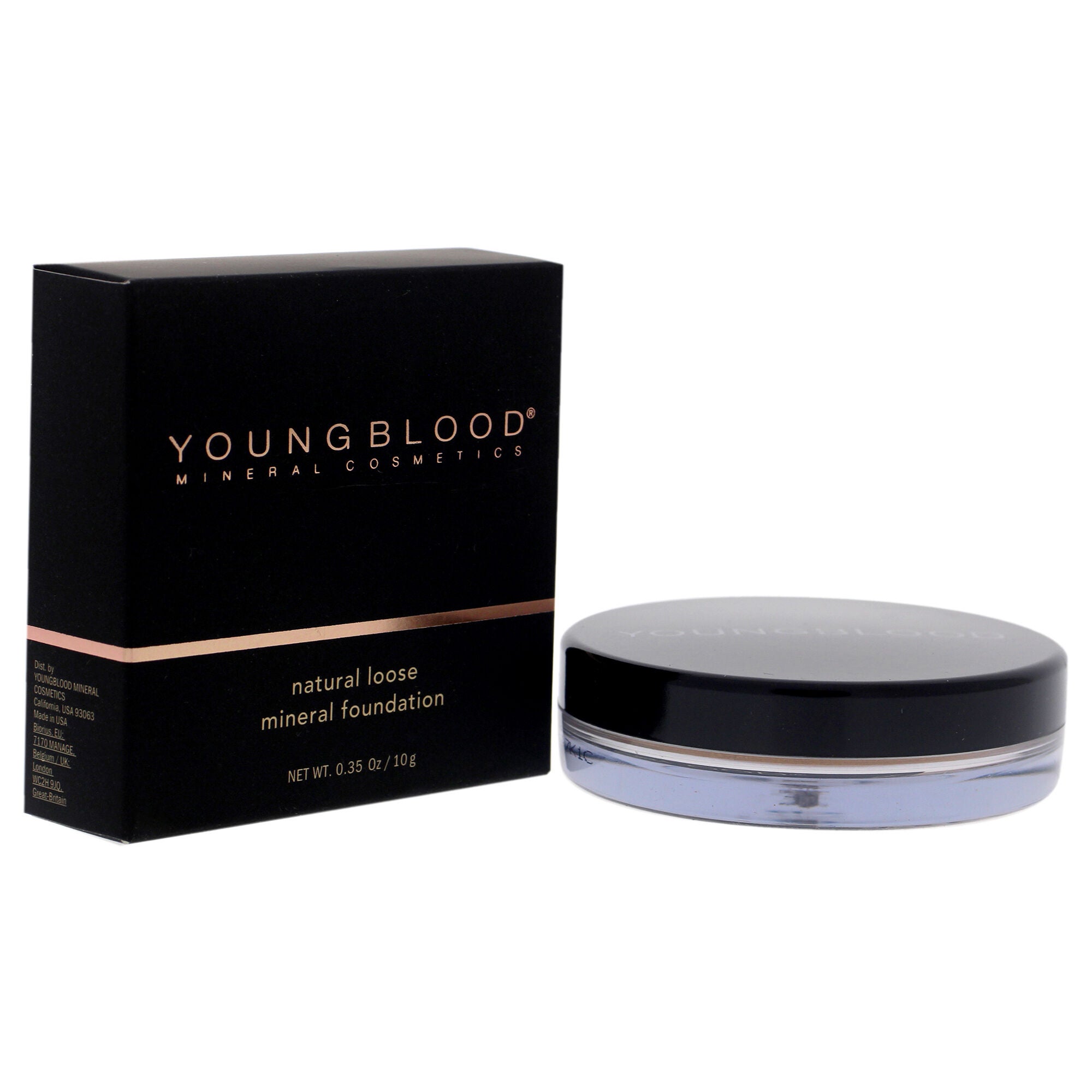 Natural Loose Mineral Foundation - Rose Beige by Youngblood for Women - 0.35 oz Foundation, , alternate image number 6