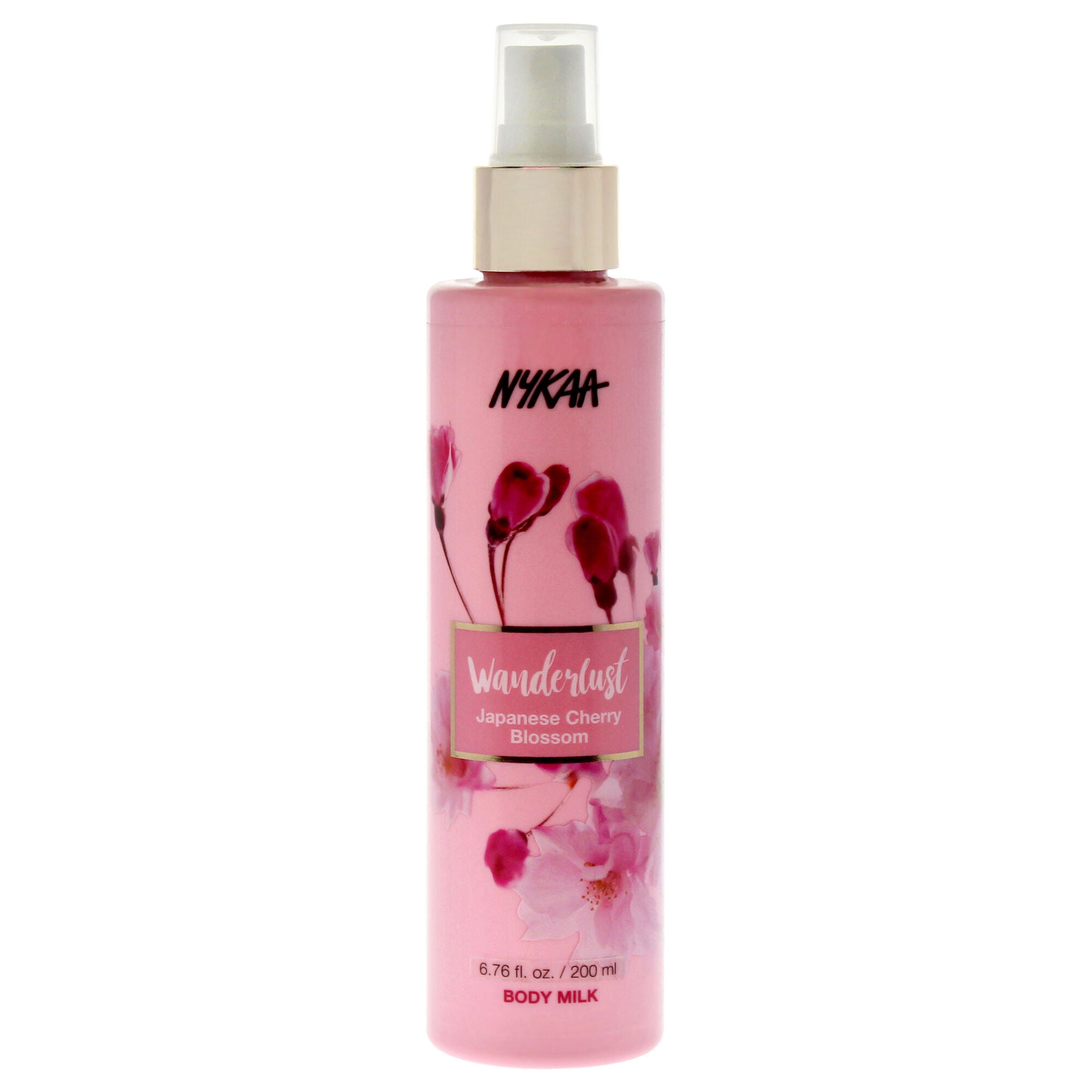 Wanderlust Body Milk - Japanese Cherry Blossom by Nykaa Naturals for Women - 6.76 oz Body Milk, See Description, hi-res image number 0