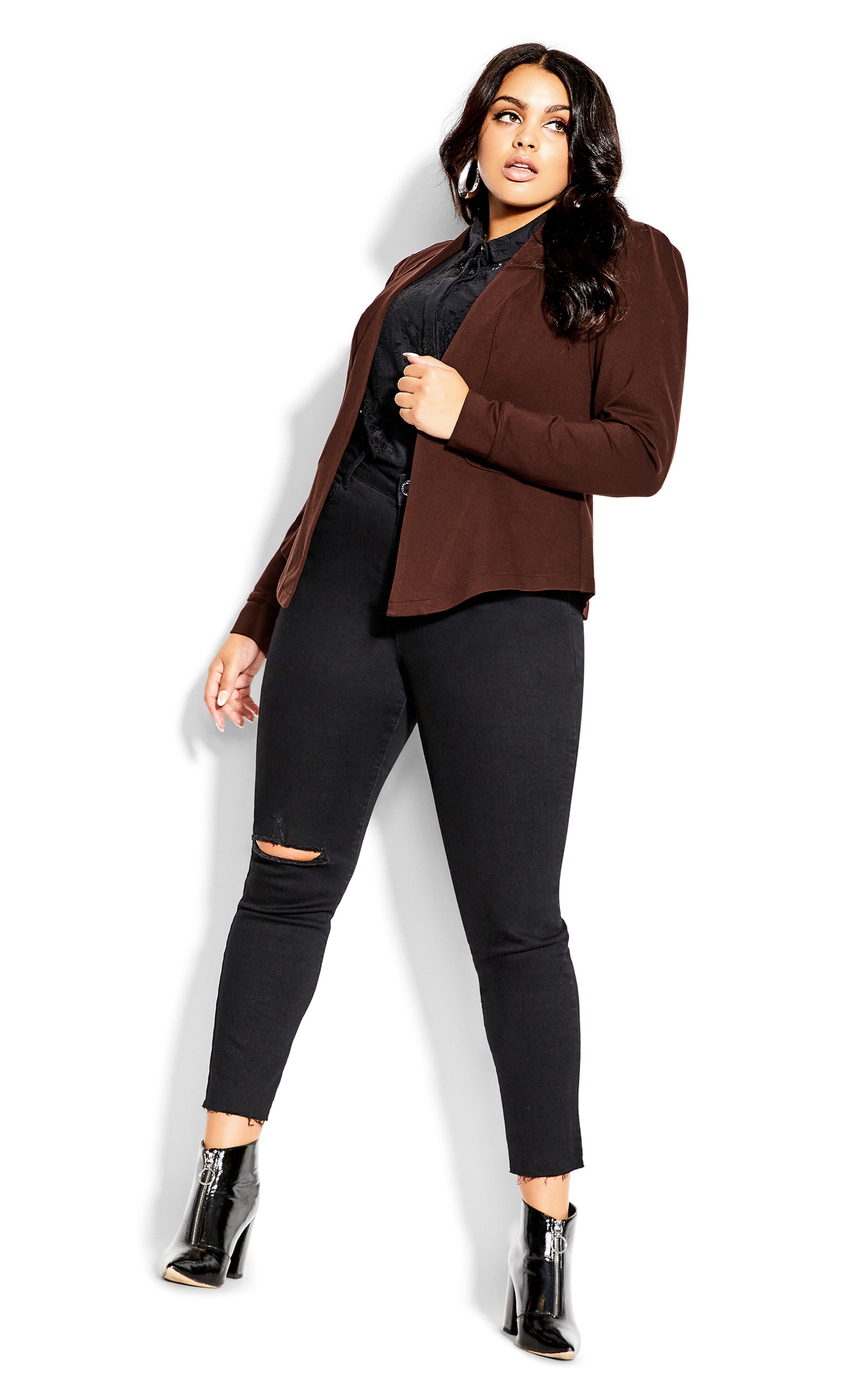 Piping Praise Jacket - truffle, , alternate image number 1