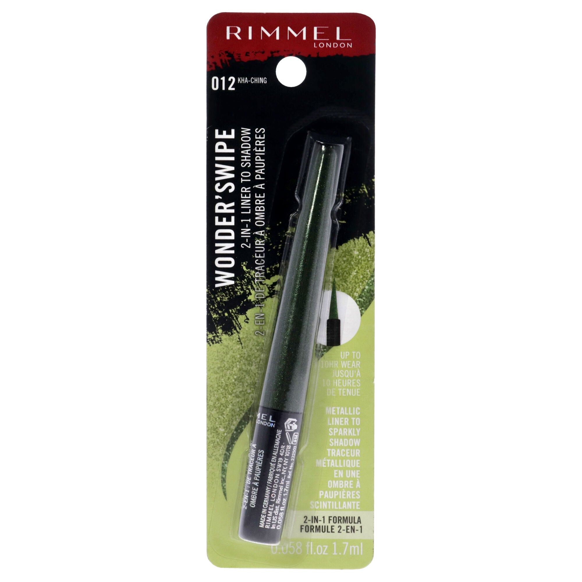 Wonder Swipe 2-in-1 Liner to Shadow - 012 Kha-Ching by Rimmel London for Women - 0.058 oz Eyeliner, See Description, hi-res image number 0