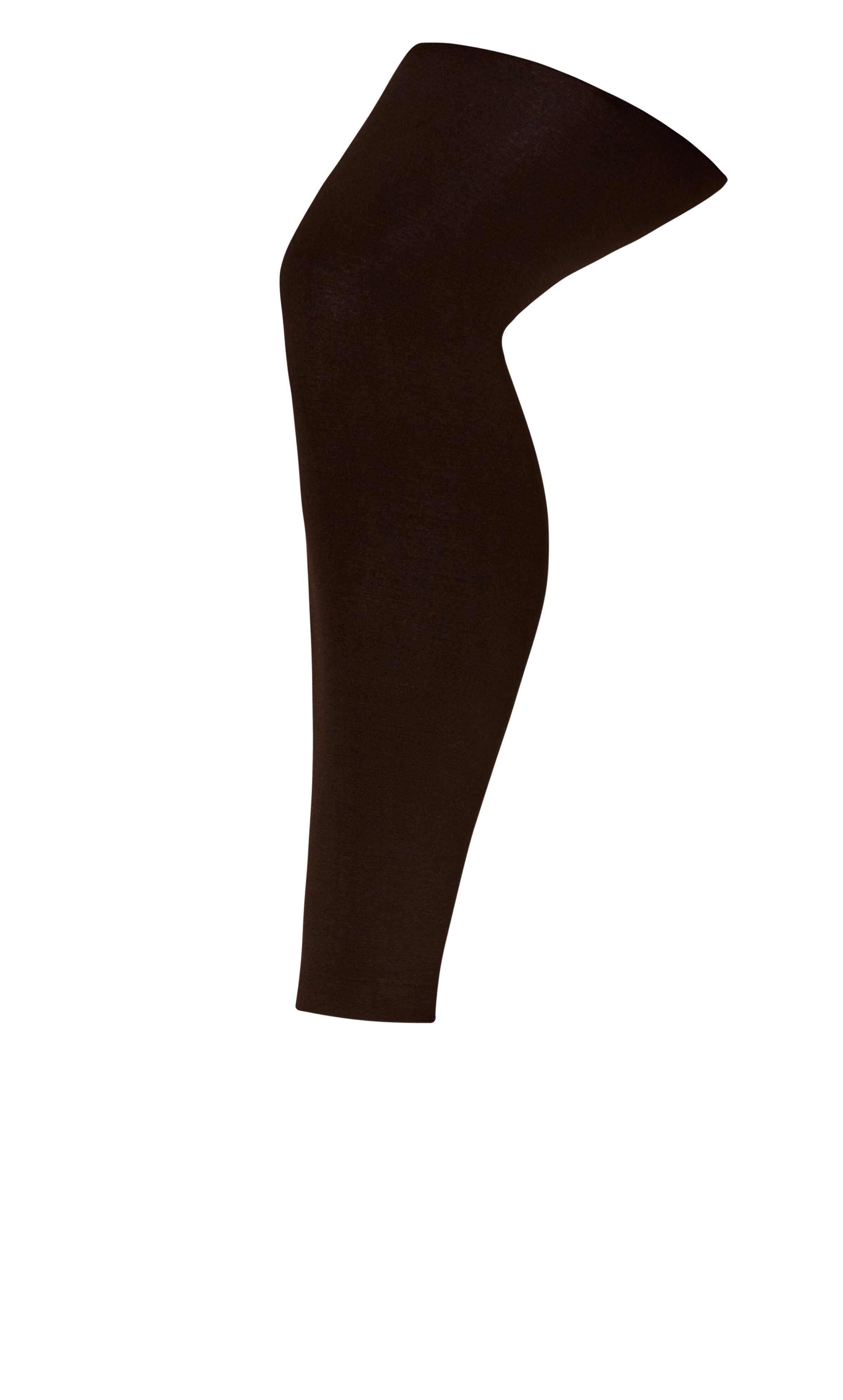 Plush Lined Footless Leggings - brown, Brown, hi-res image number 0