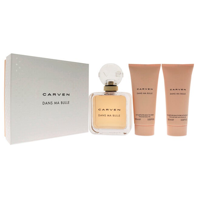 Dans Ma Bulle by Carven for Women - 3 Pc Gift Set 3.3oz EDP Spray, 3.3oz Body Milk, 3.3oz Shower Gel, See Description, alternate image number 1