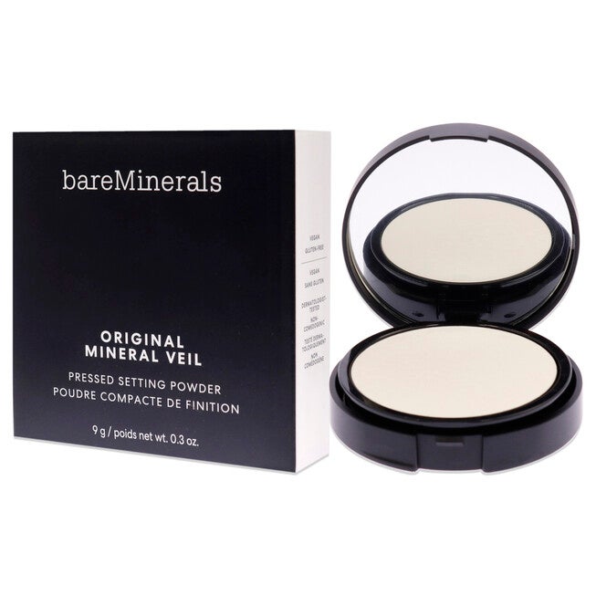 Original Mineral Veil Pressed Setting Powder - Translucent by bareMinerals for Women - 0.3 oz Powder, See Description, alternate image number 3