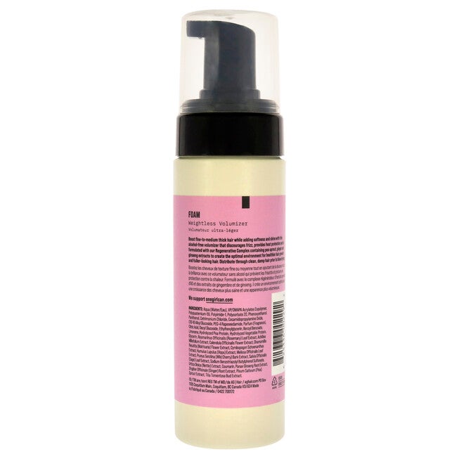 Foam Weightless Volumizer by AG Hair Cosmetics for Unisex - 5 oz Foam, See Description, alternate image number 1