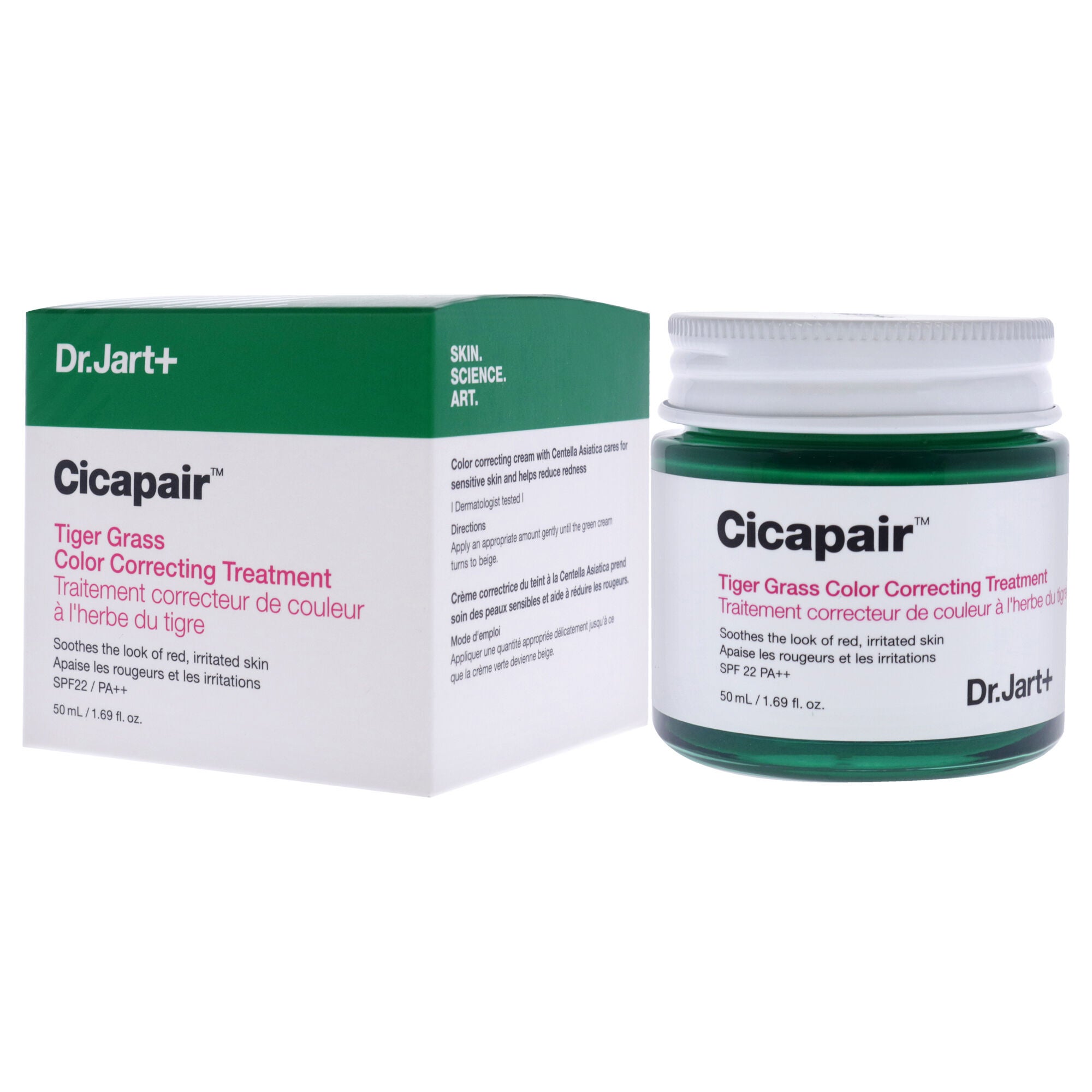 Cicapair Tiger Grass Color Correcting Treatment by Dr. Jart+ for Women - 1.7 oz Treatment, , alternate image number 7