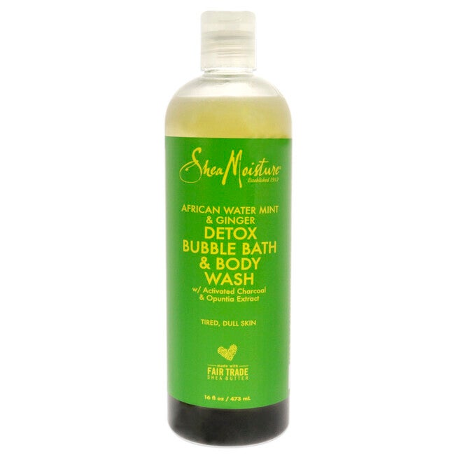African Water Mint & Ginger Detox Bubble Bath & Body Wash by Shea Moisture for Unisex - 16 oz Body Wash, NA, hi-res image number null