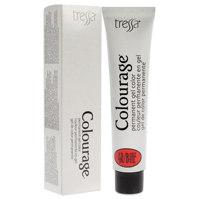 Colourage Permanent Gel Color - 4RB Deep Wine Red by Tressa for Unisex - 2 oz Hair Color, NA, alternate image number null