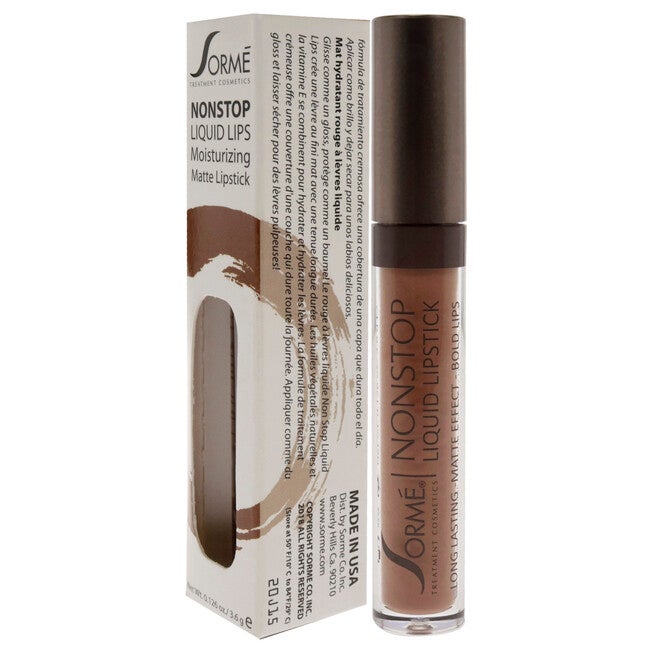 Nonstop Moisturizing Matte Liquid Lipstick - 271 Ribbon by Sorme Cosmetics for Women - 0.126 oz Lipstick, See Description, alternate image number 3