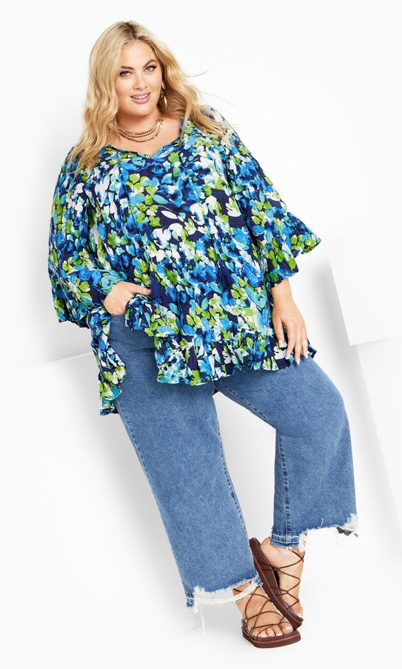 Aspen Tunic - floral essence, , alternate image number 1