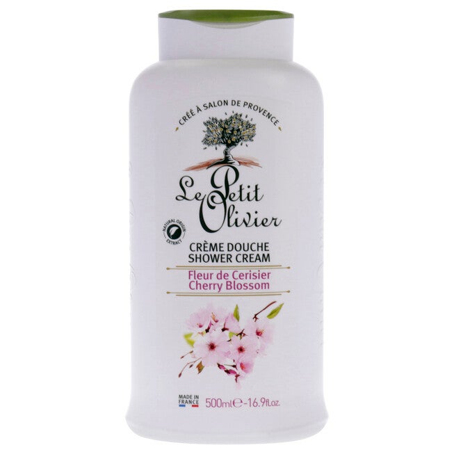 Shower Cream - Cherry Blossom by Le Petit Olivier for Women - 16.9 oz Shower Cream, NA, hi-res image number null