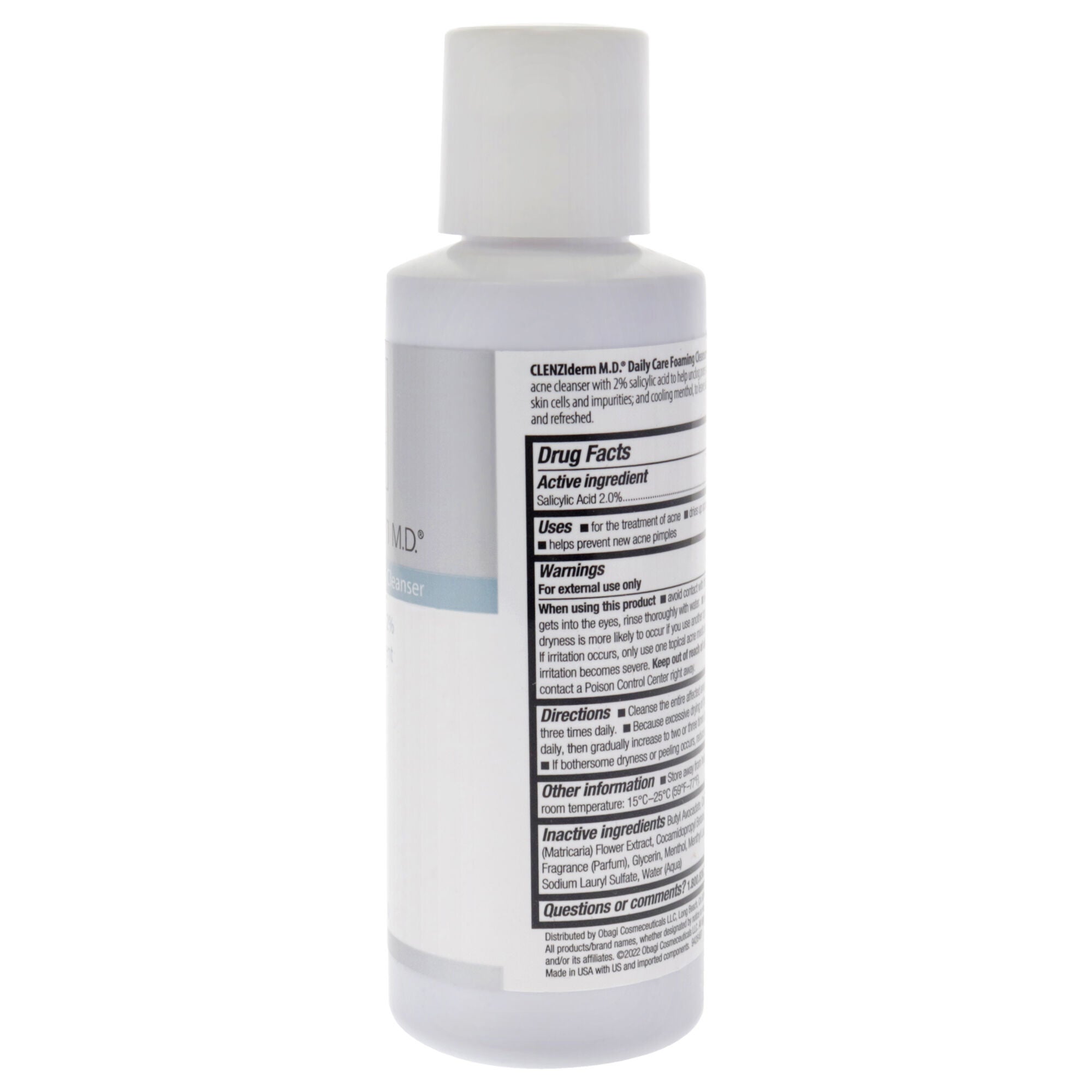 Clenziderm M.D. Daily Care Foaming Cleanser by Obagi for Women - 4 oz Cleanser, See Description, alternate image number 3