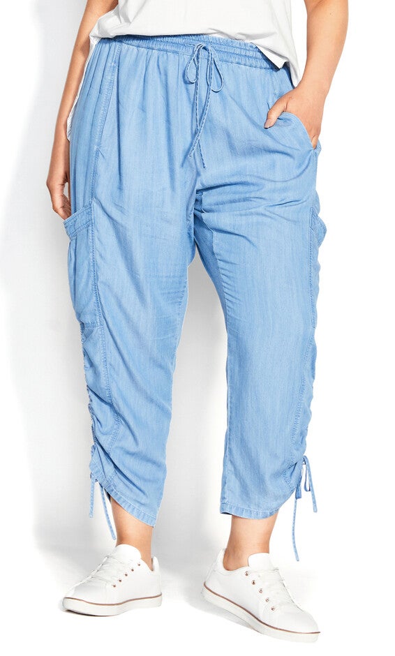 Camille Pant - chambray, , alternate image number 2