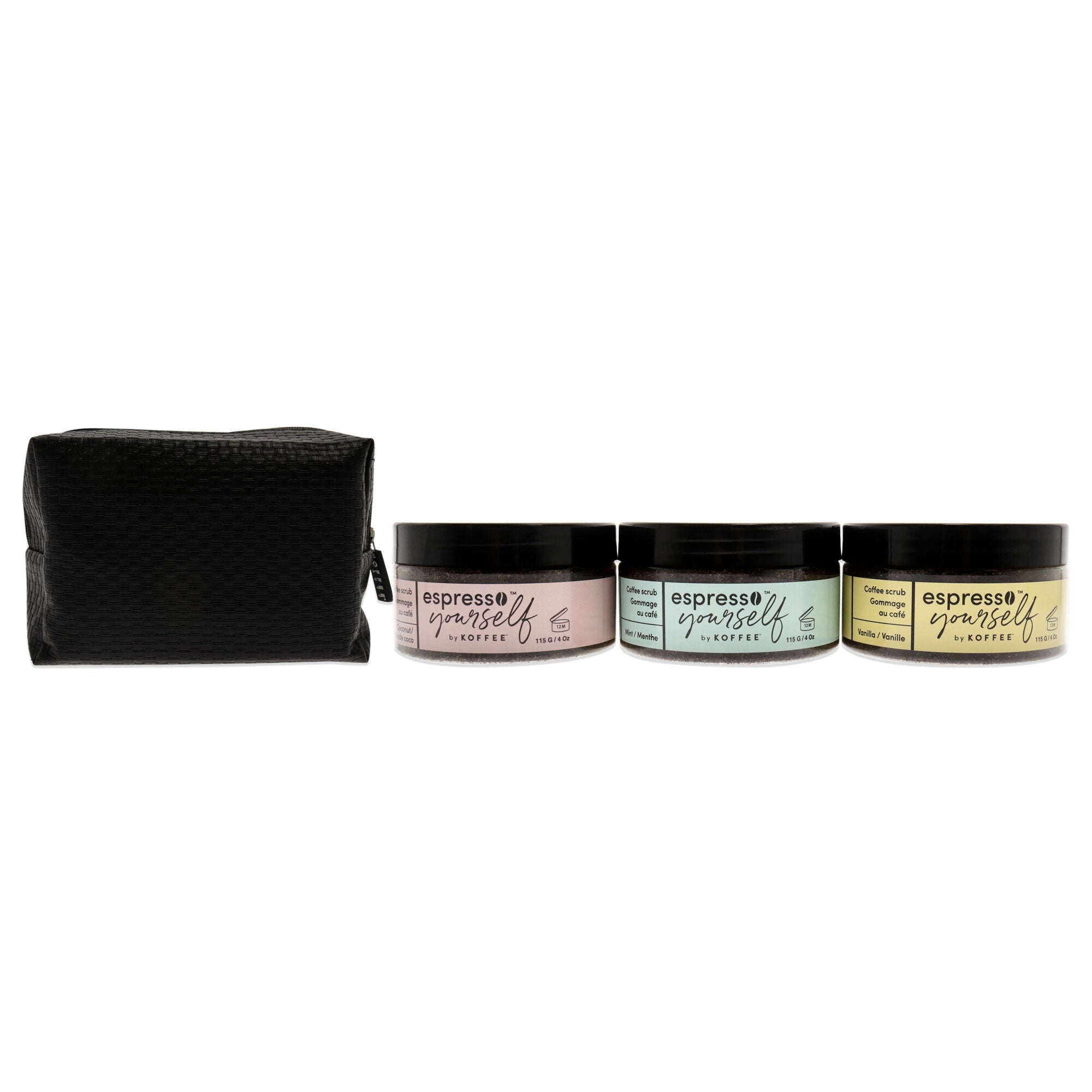 Espresso Yourself The Iconic Trio by Koffee Beauty for Unisex - 4 Pc Gift Set, See Description, alternate image number 1