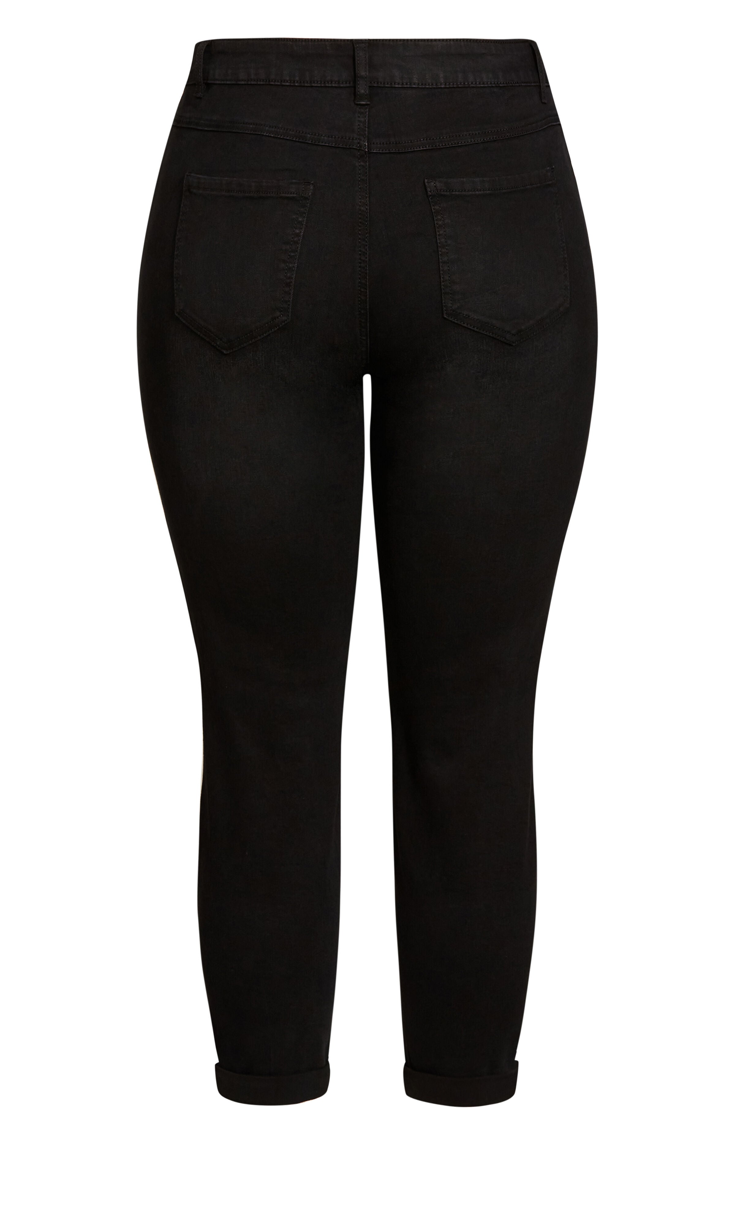 Girlfriend Stretch Jean Black - average, , alternate image number 4