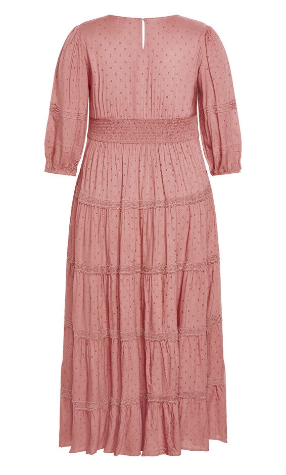 Arielle Lace Maxi Dress - rouge, , alternate image number 4