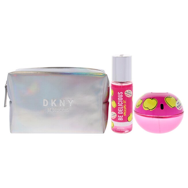 DKNY Be Delicious Orchard St by Donna Karan for Women - 3 Pc Gift Set 3.4oz EDP Spray, 4.2oz Fragrance Mist, Pouch, See Description, alternate image number 1
