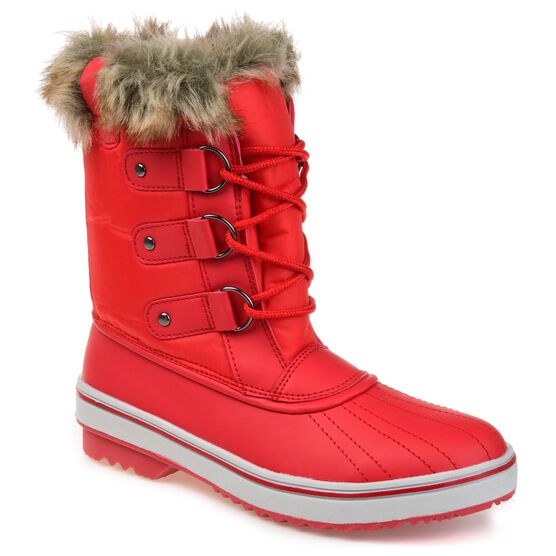 Women's North Winter Boot, Red, hi-res image number null