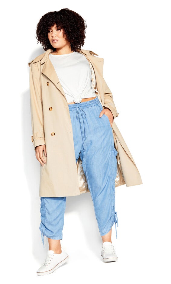 Camille Pant - chambray, , alternate image number 1