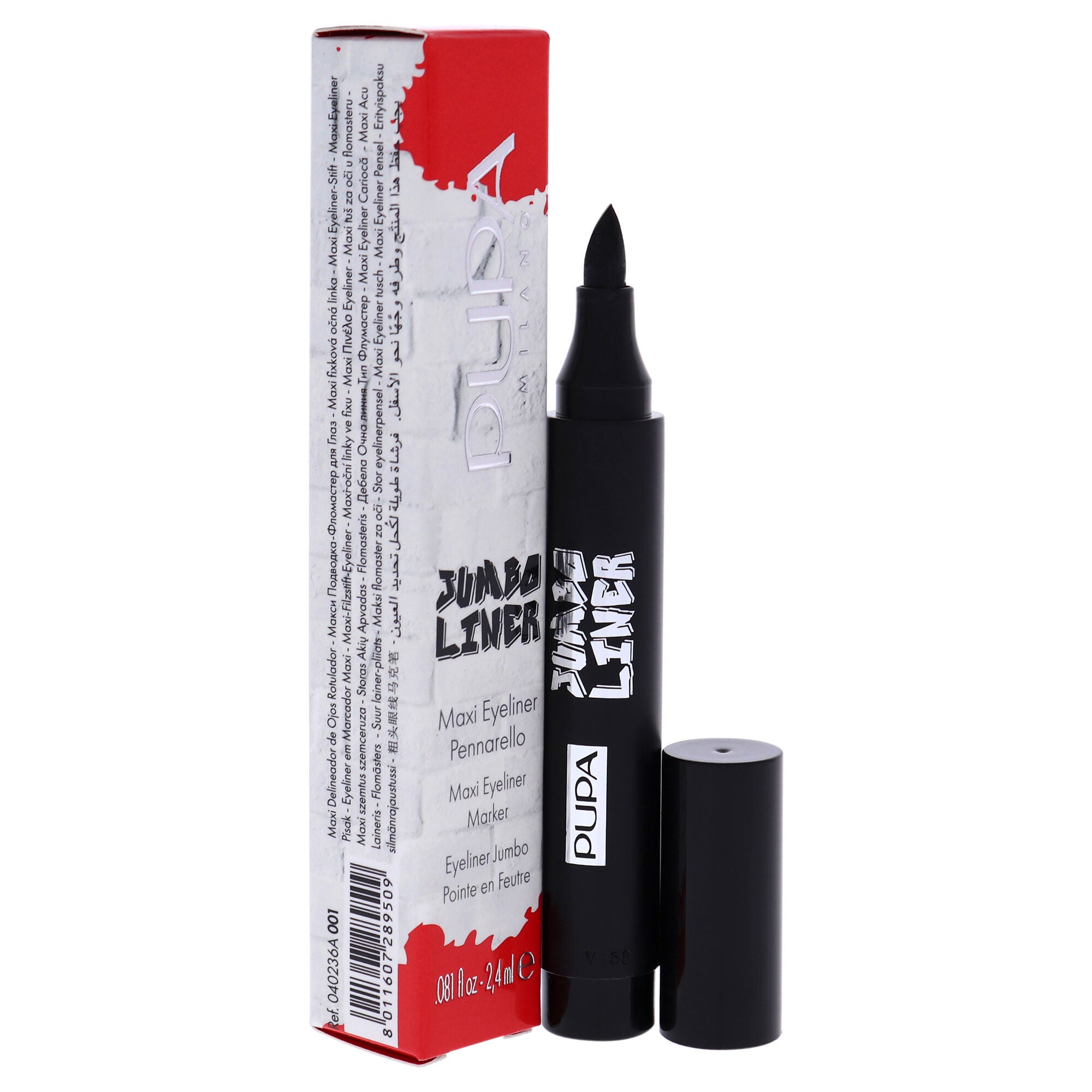 Jumbo Liner - 001 Extra Black by Pupa Milano for Women - 0.081 oz Eyeliner, See Description, alternate image number 1