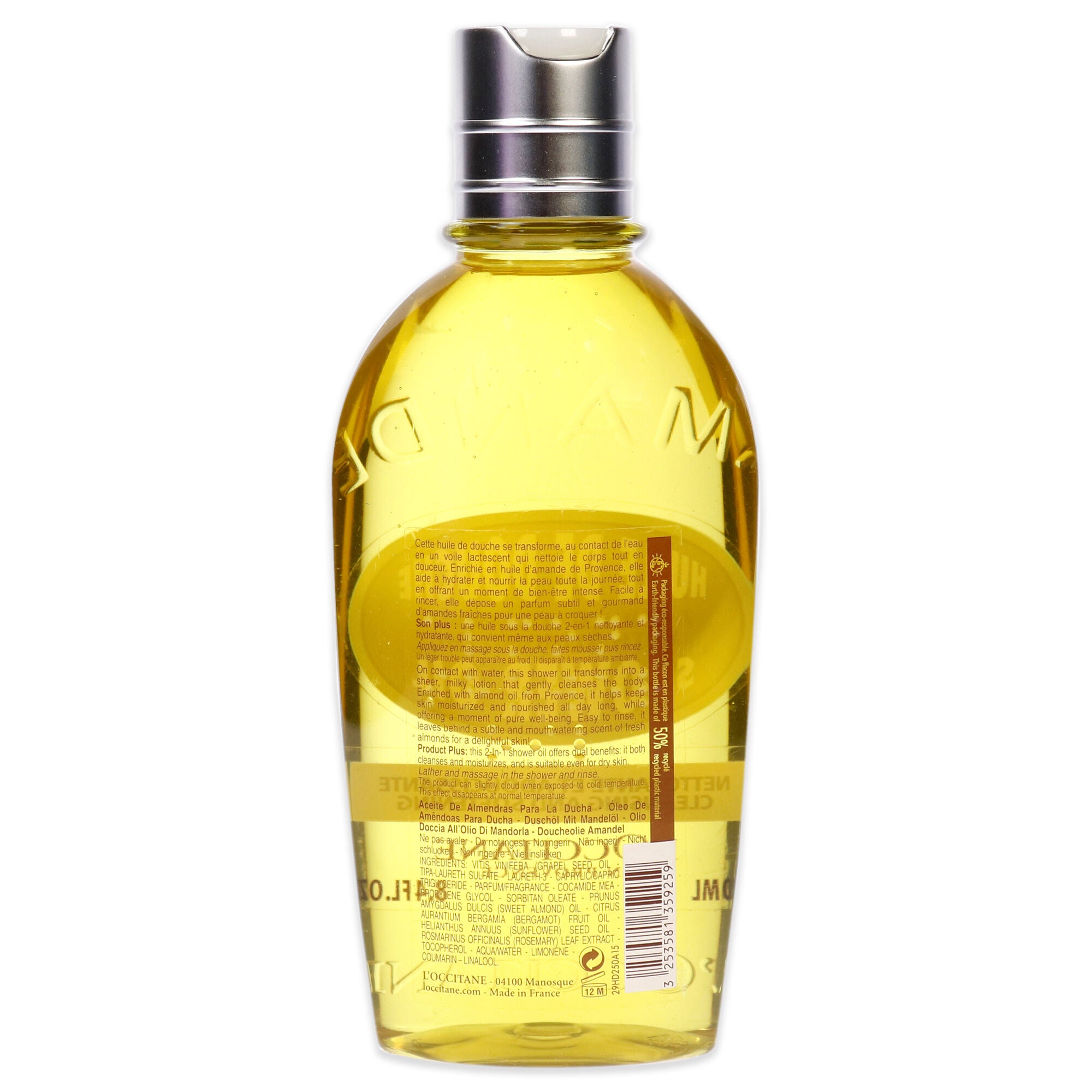 Almond Shower Oil by LOccitane for Unisex - 8.4 oz Shower Oil, See Description, alternate image number 1