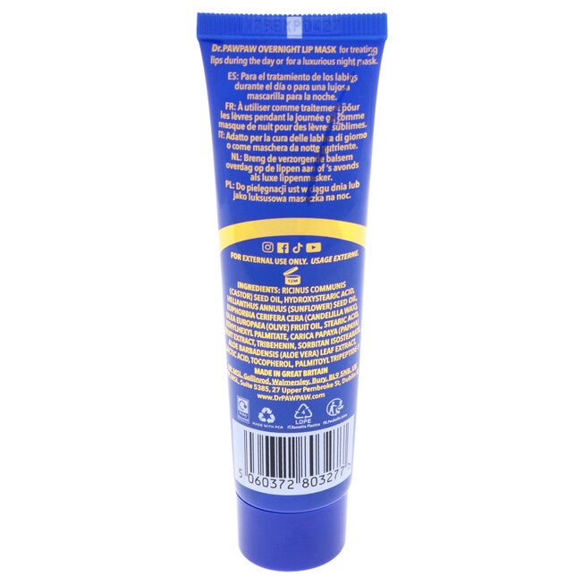 Multipurpose Overnight Lip Mask by Dr. PawPaw for Women - 0.84 oz Lip Mask, See Description, alternate image number 2