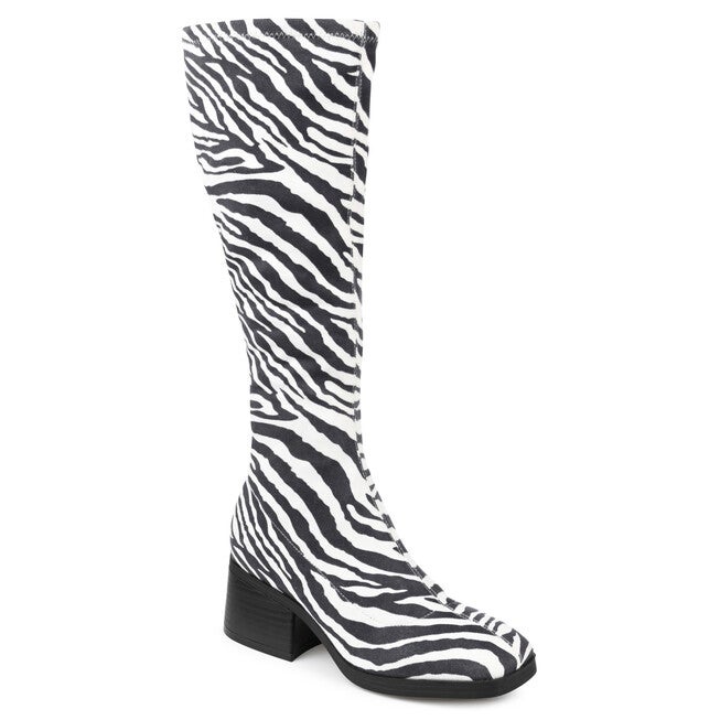 Women's Tru Comfort Foam Extra Wide Calf Aureila Boot, Zebra, hi-res image number null