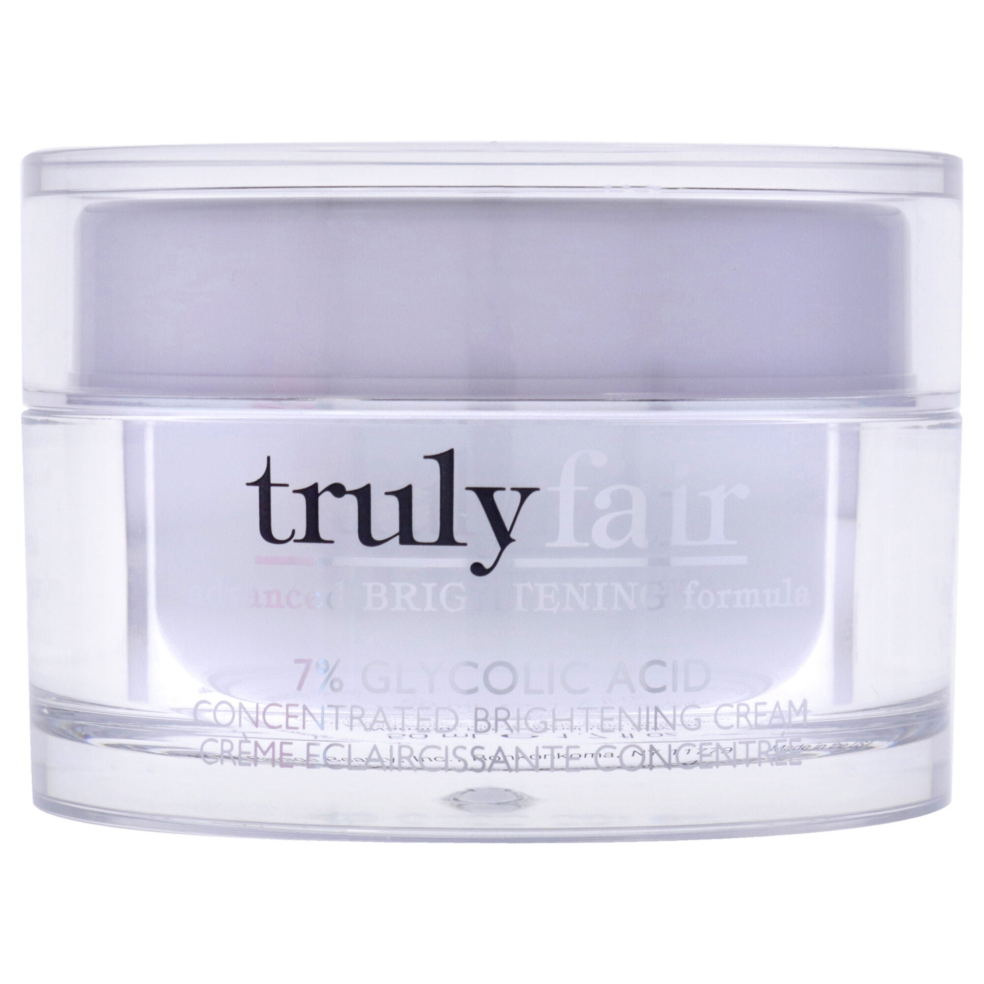Truly Fair Kit by Truly Fair for Unisex - 2 Pc Kit 1.7oz 7 Percent Glycolic Acid Concentrated Brightening Cream, 1oz Vitamin C Brightening Serum, See Description, alternate image number 2