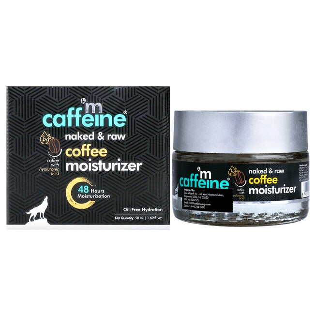 Naked and Raw Coffee Moisturizer - Hyaluronic Acid - Oil Free Hydration by mCaffeine for Unisex - 1.69 oz Moisturizer, See Description, hi-res image number 0