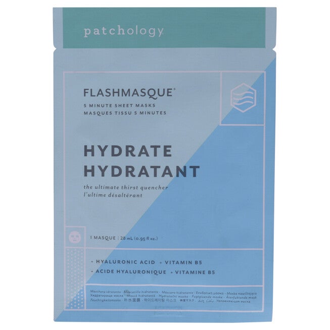 Flashmasque 5 Minute Facial Sheets - Hydratant by Patchology for Unisex - 1 Pc Mask, NA, hi-res image number null