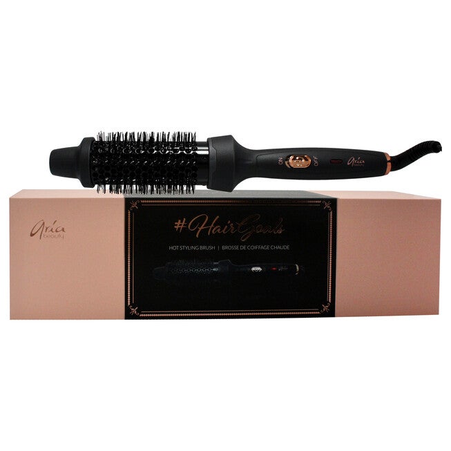 Hairgoals Hot Styling Brush - Black by Aria Beauty for Women - 1.5 Inch Brush, , alternate image number 6