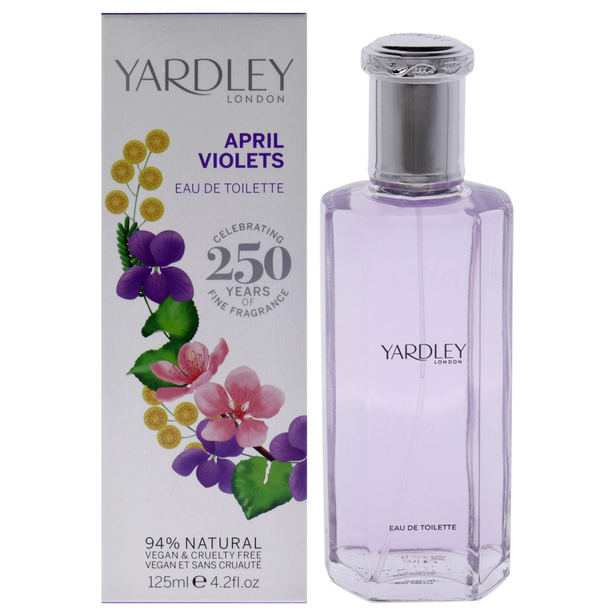 April Violets by Yardley London for Women - 4.2 oz EDT Spray, See Description, hi-res image number 0