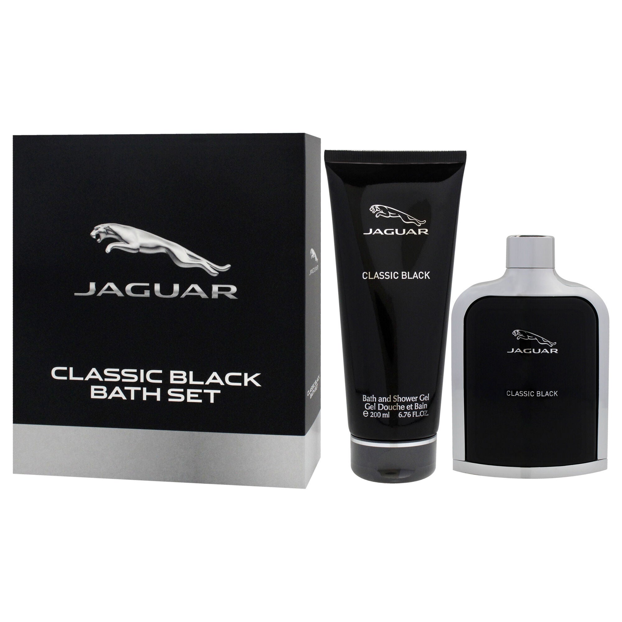 Jaguar Classic Black by Jaguar for Men - 2 Pc Gift Set 3.4oz EDT Spray, 6.76oz Bath and Shower Gel, See Description, alternate image number 3