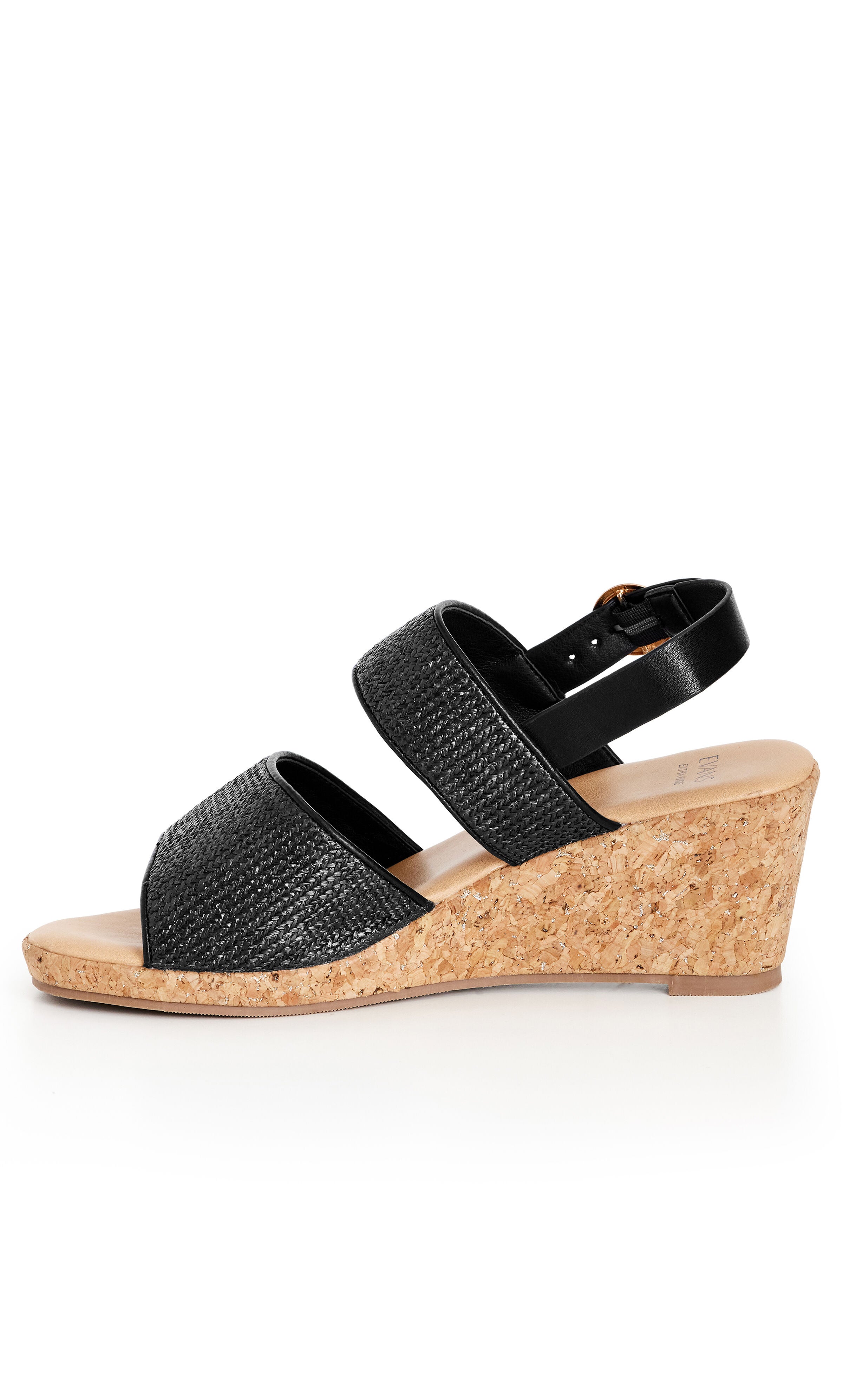 WIDE FIT Milly Wedge - black, , alternate image number 3