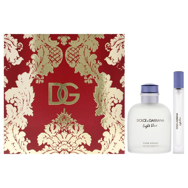Light Blue by Dolce and Gabbana for Men - 2 Pc Gift Set 4.2oz EDT Spray, 0.33oz EDT Spray, See Description, hi-res image number 0