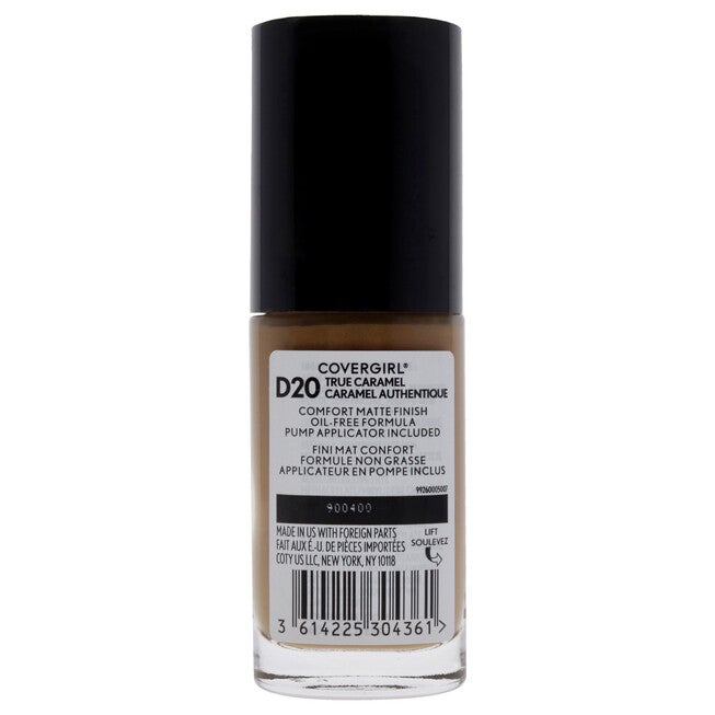 TruBlend Matte Made Liquid Foundation - D20 True Caramel by CoverGirl for Women - 1 oz Foundation, See Description, alternate image number 1