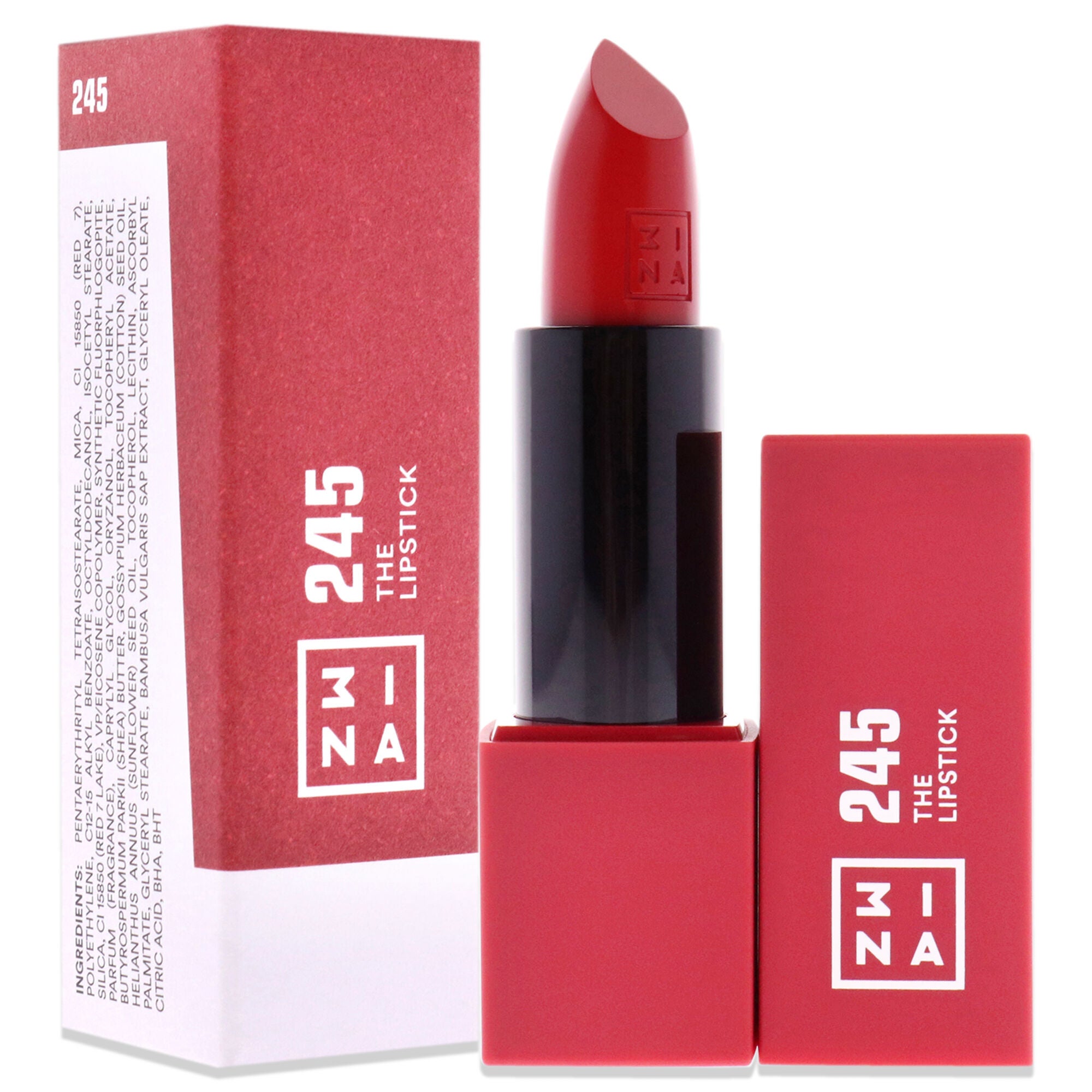 The Lipstick - 245 Deep True Red by 3INA for Women - 0.16 oz Lipstick, , alternate image number 6