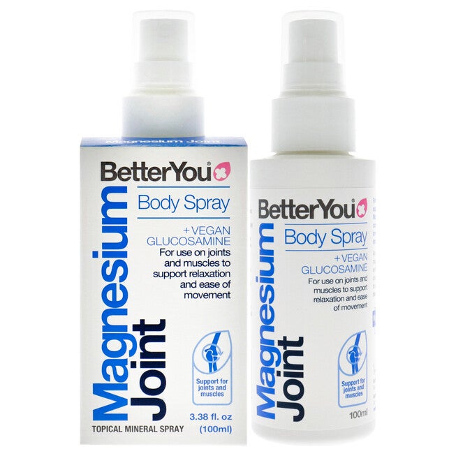 Magnesium Joint Body Spray by BetterYou for Unisex - 3.38 oz Body Spray, See Description, hi-res image number 0