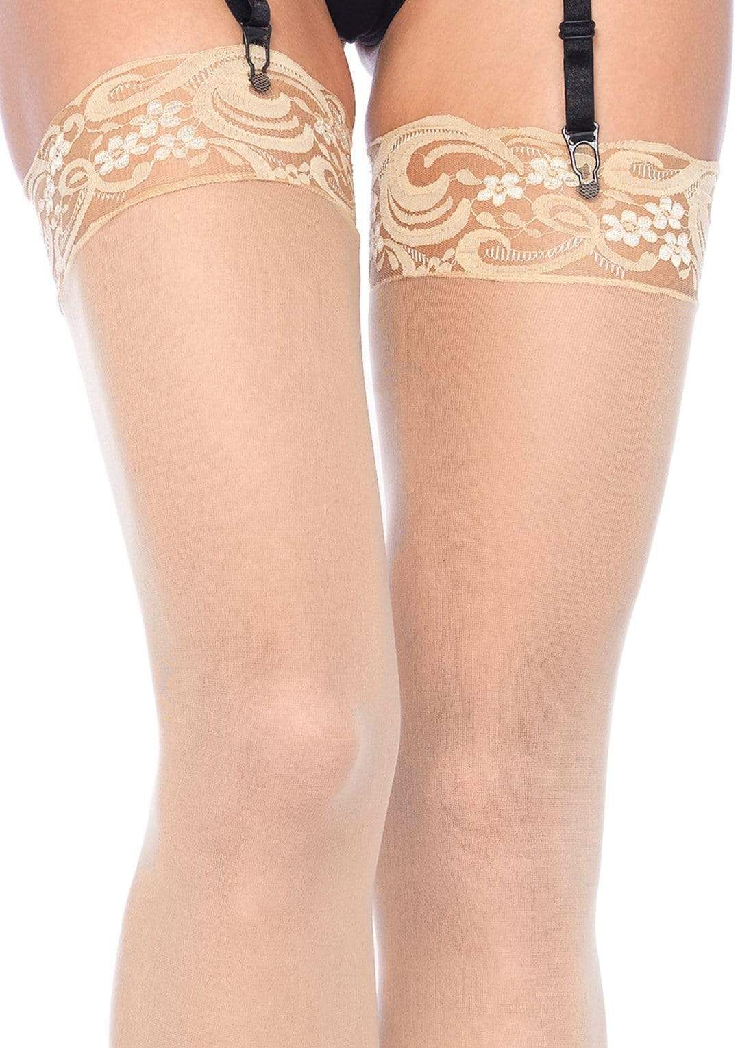 Lace Top Sheer Stocking