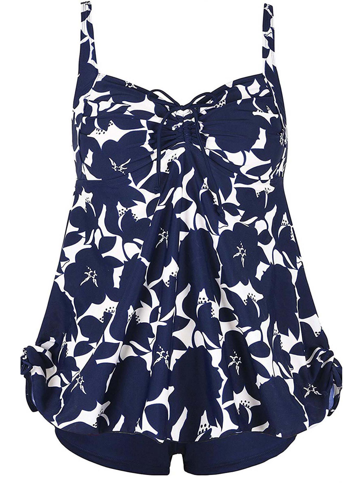 Floral Cinch Tankini Set