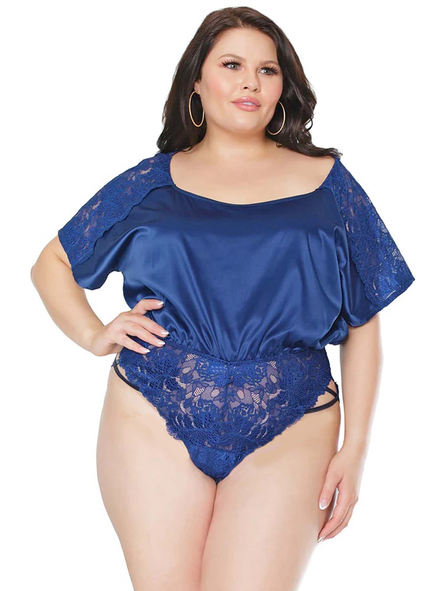 Satin and Lace Romper