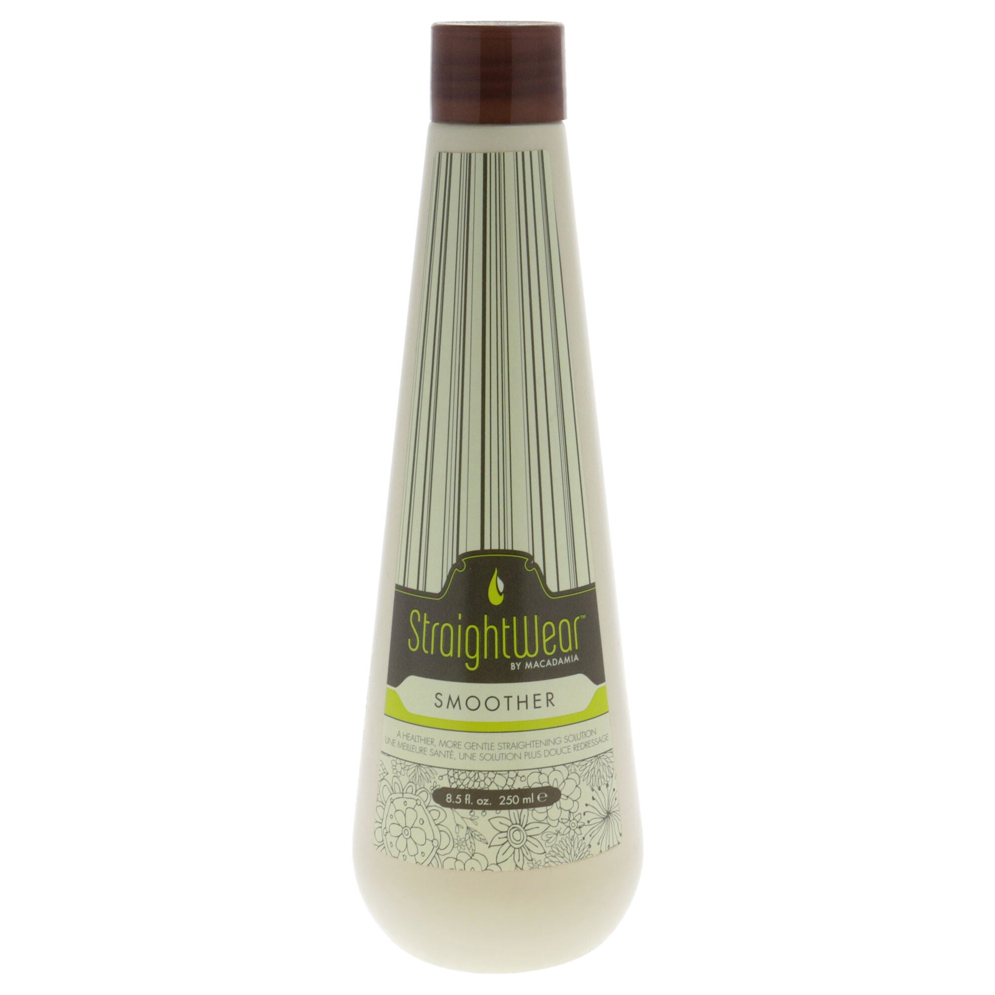 Natural Oil Straightwear Smoother Straightening Solution by Macadamia Oil for Unisex - 8.5 oz Smoother