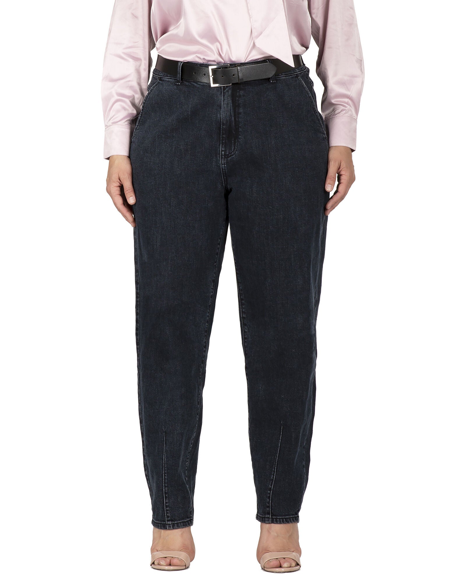 Zuma Women's Plus Size Tapered Trouser Pants