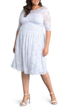 Elegant Plus-Size White Dresses | Dia & Co Elegant Plus-Size White Dresses | Dia & Co