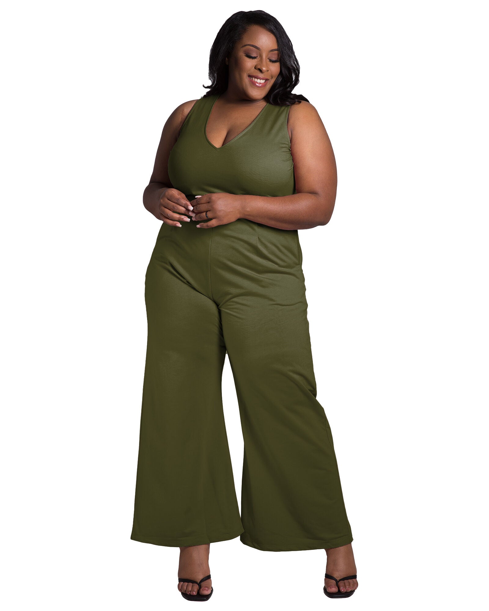 Kelly Sleeveless Wide Leg Jumpsuit