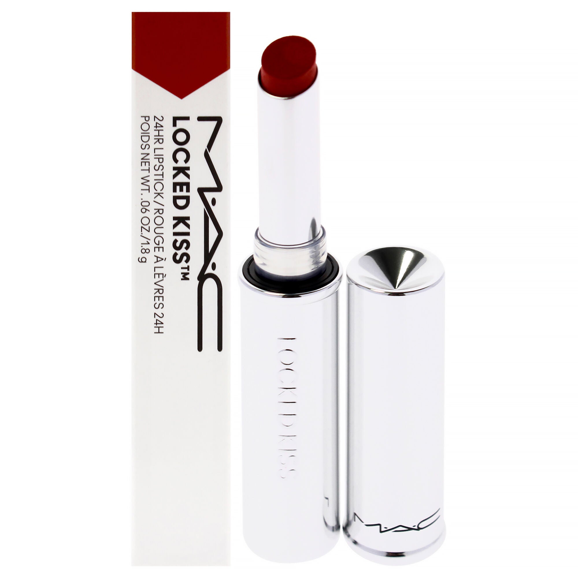 Locked Kiss 24HR Lipstick - 99 Extra Chili by MAC for Women - 0.06 oz Lipstick